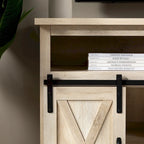 Meuble TV Middlebrook Highboy de 52 pouces avec portes coulissantes de style grange