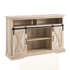 Meuble TV Middlebrook Highboy de 52 pouces avec portes coulissantes de style grange