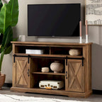 Meuble TV Middlebrook Highboy de 52 pouces avec portes coulissantes de style grange