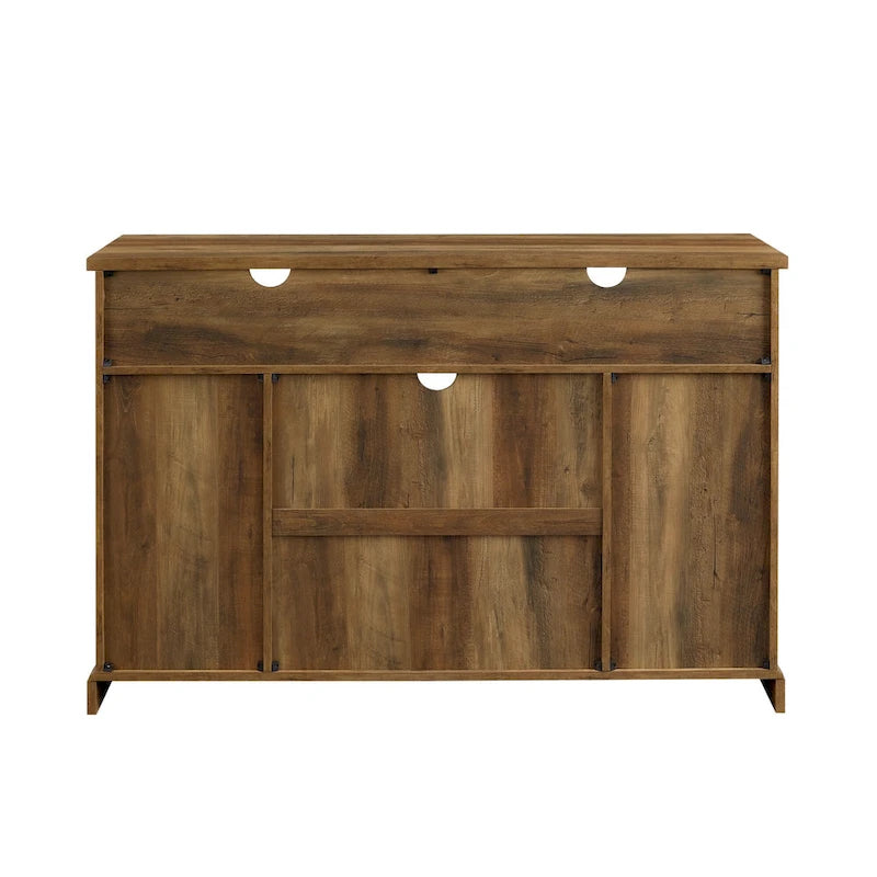 Meuble TV Middlebrook Highboy de 52 pouces avec portes coulissantes de style grange