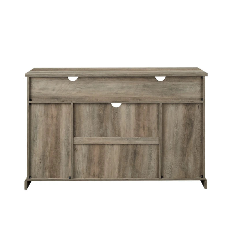 Meuble TV Middlebrook Highboy de 52 pouces avec portes coulissantes de style grange
