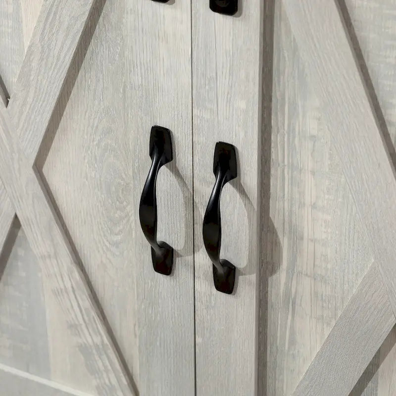 Meuble TV Middlebrook Highboy de 52 pouces avec portes coulissantes de style grange