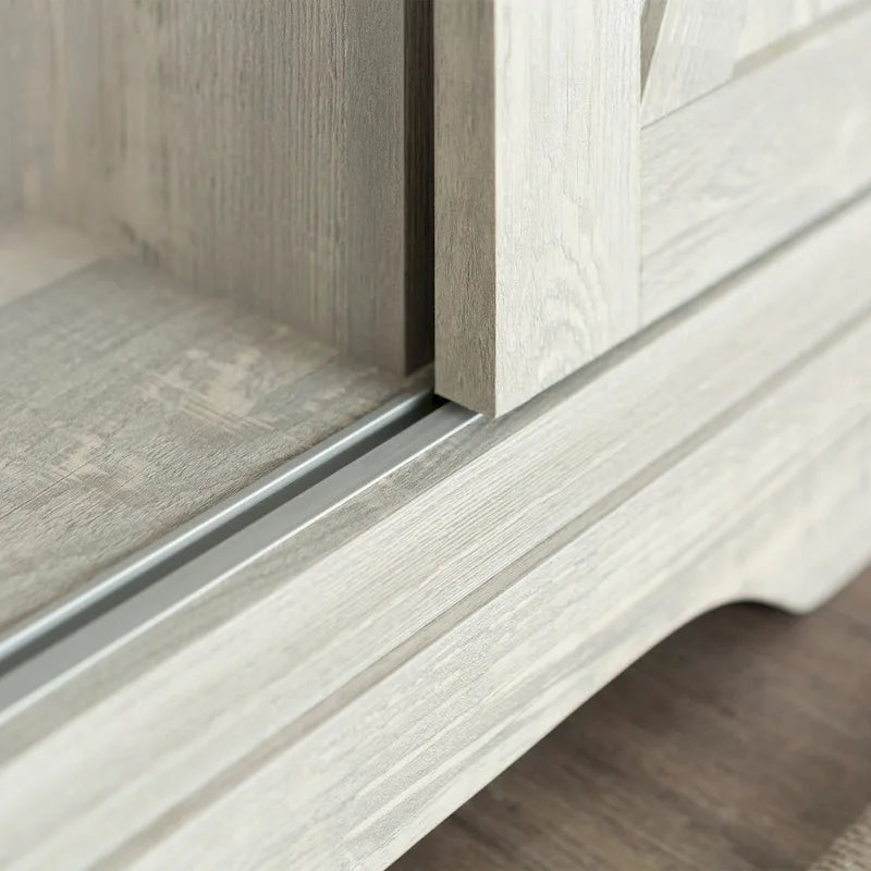 Meuble TV Middlebrook Highboy de 52 pouces avec portes coulissantes de style grange