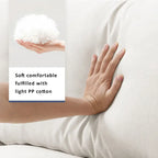 Canapé d'angle en polyester avec 2 coussins offerts et pouf convertible