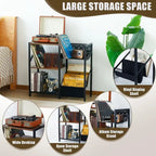 Présentoir à disques vinyles à 3 niveaux - 75,4 x 32 x 72,1 cm