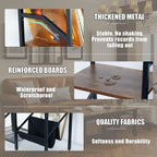 Présentoir à disques vinyles à 3 niveaux - 75,4 x 32 x 72,1 cm