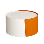 Tables basses gigognes, tables gigognes rondes et tables d'appoint pour petits espaces, tables d'appoint modernes avec plateau coulissant extensible