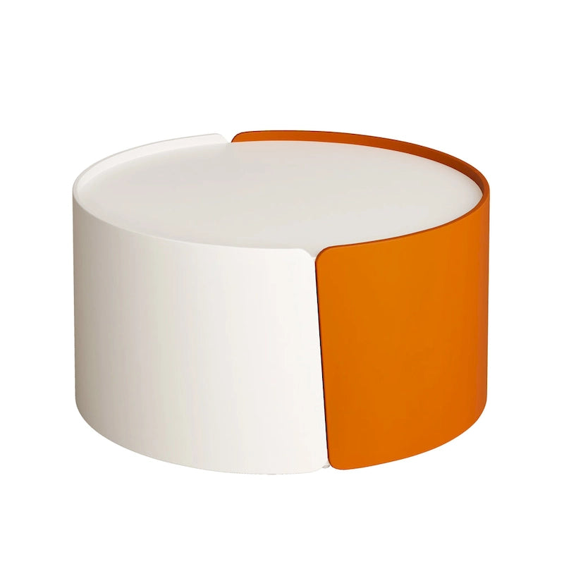 Tables basses gigognes, tables gigognes rondes et tables d'appoint pour petits espaces, tables d'appoint modernes avec plateau coulissant extensible