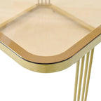 Table basse gigogne à roulettes