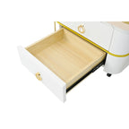 Table basse gigogne à roulettes