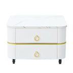 Table basse gigogne à roulettes