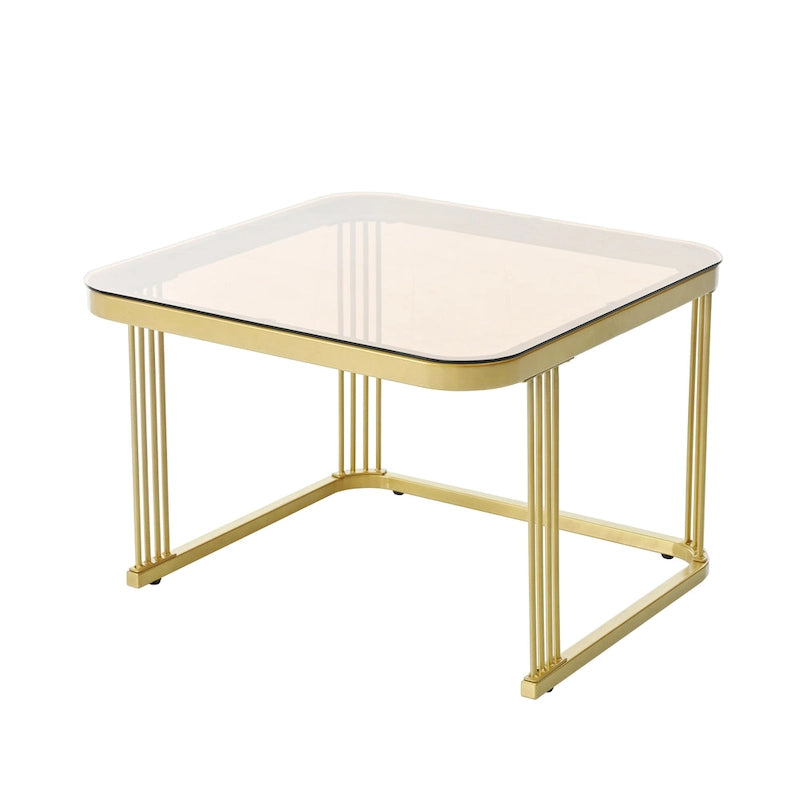 Table basse gigogne à roulettes