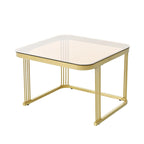 Table basse gigogne à roulettes