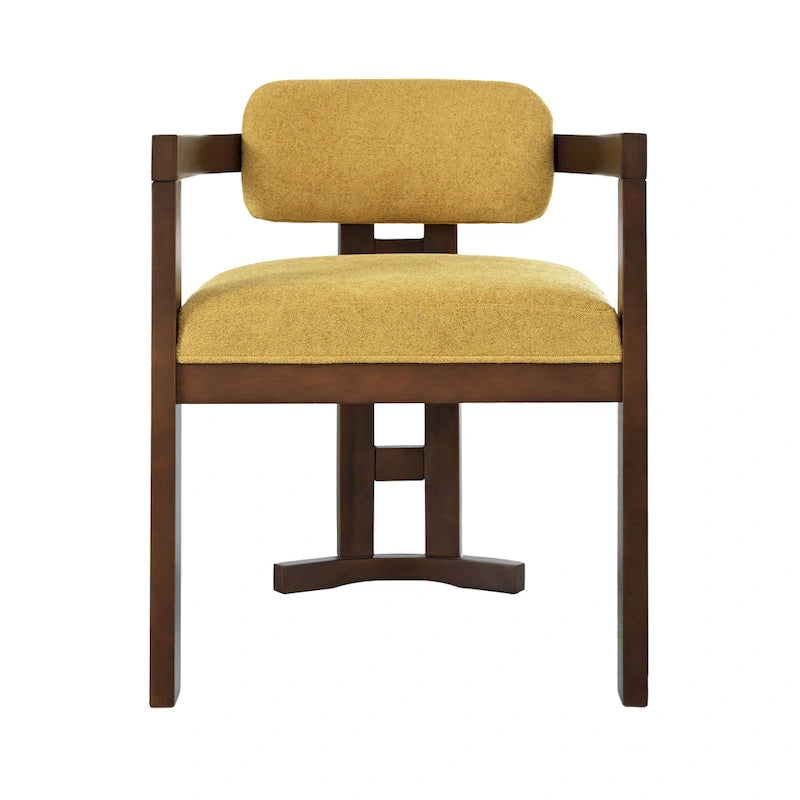 Christopher Knight Home - Chaises de salle à manger Evelyn en bois d'hévéa rembourrées (ensemble de 4)