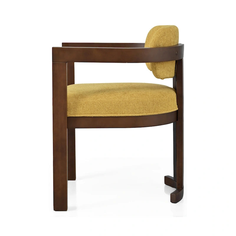 Christopher Knight Home - Chaises de salle à manger Evelyn en bois d'hévéa rembourrées (ensemble de 4)