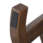 Christopher Knight Home - Chaises de salle à manger Evelyn en bois d'hévéa rembourrées (ensemble de 4)