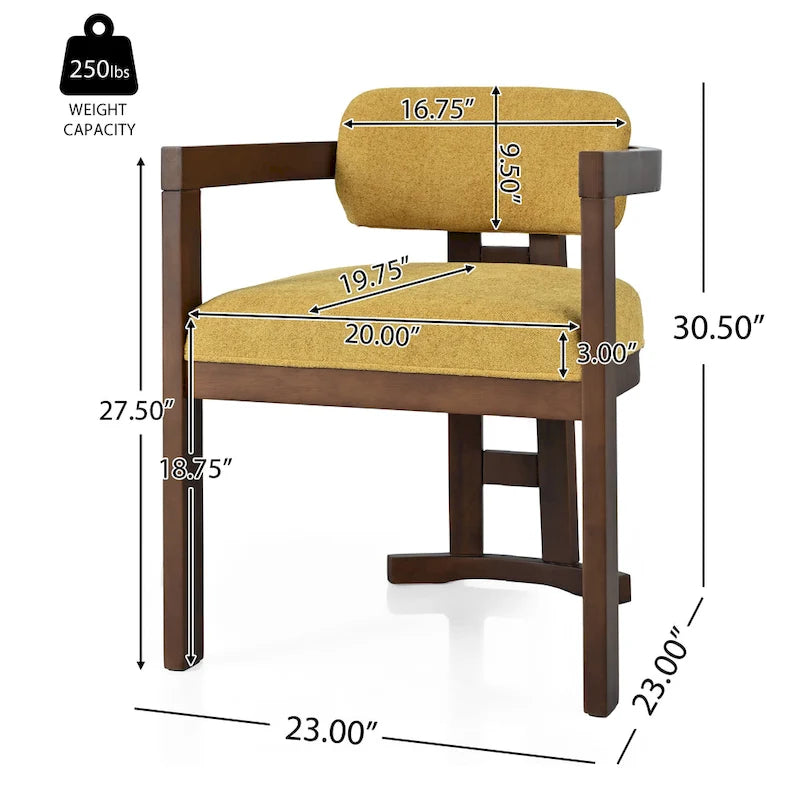 Christopher Knight Home - Chaises de salle à manger Evelyn en bois d'hévéa rembourrées (ensemble de 4)