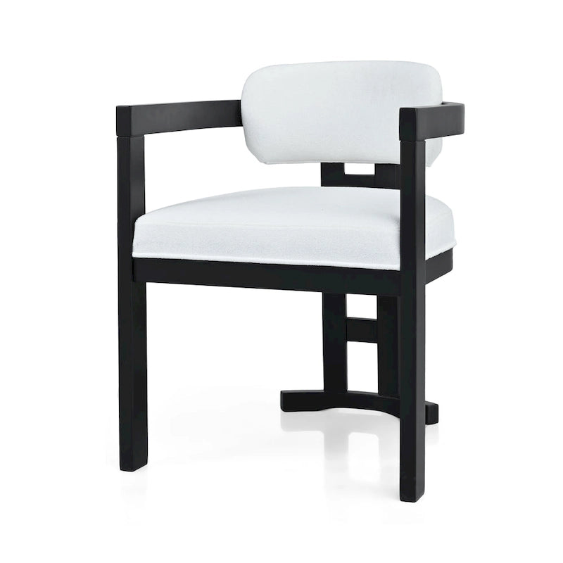 Christopher Knight Home - Chaises de salle à manger Evelyn en bois d'hévéa rembourrées (ensemble de 4)