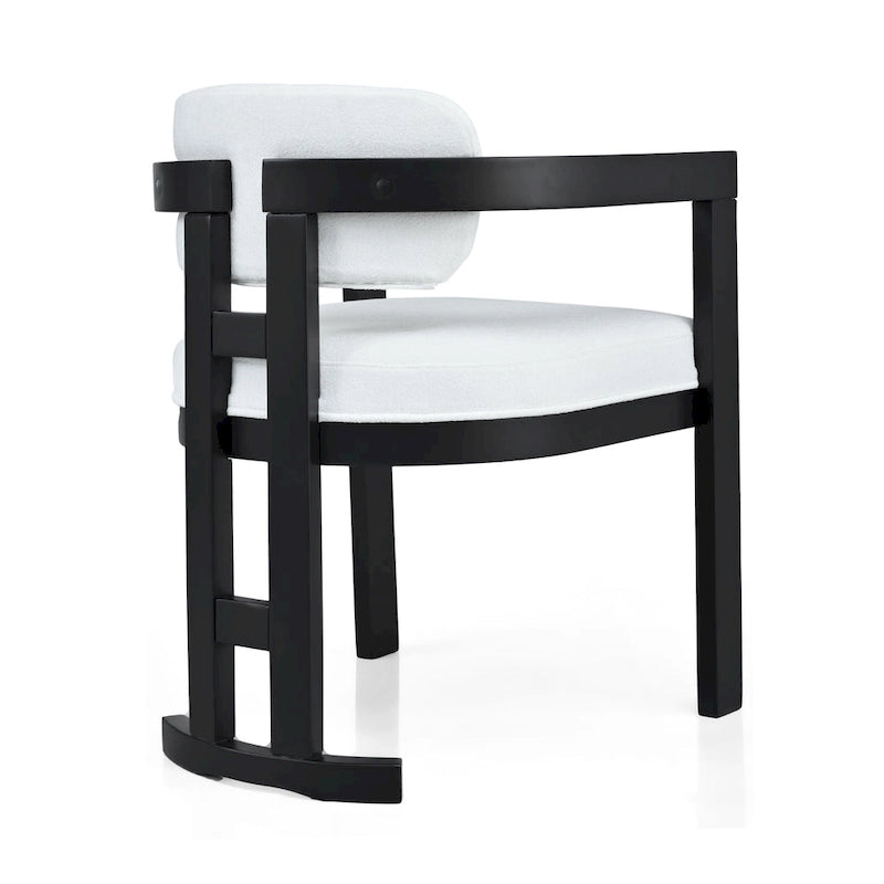 Christopher Knight Home - Chaises de salle à manger Evelyn en bois d'hévéa rembourrées (ensemble de 4)