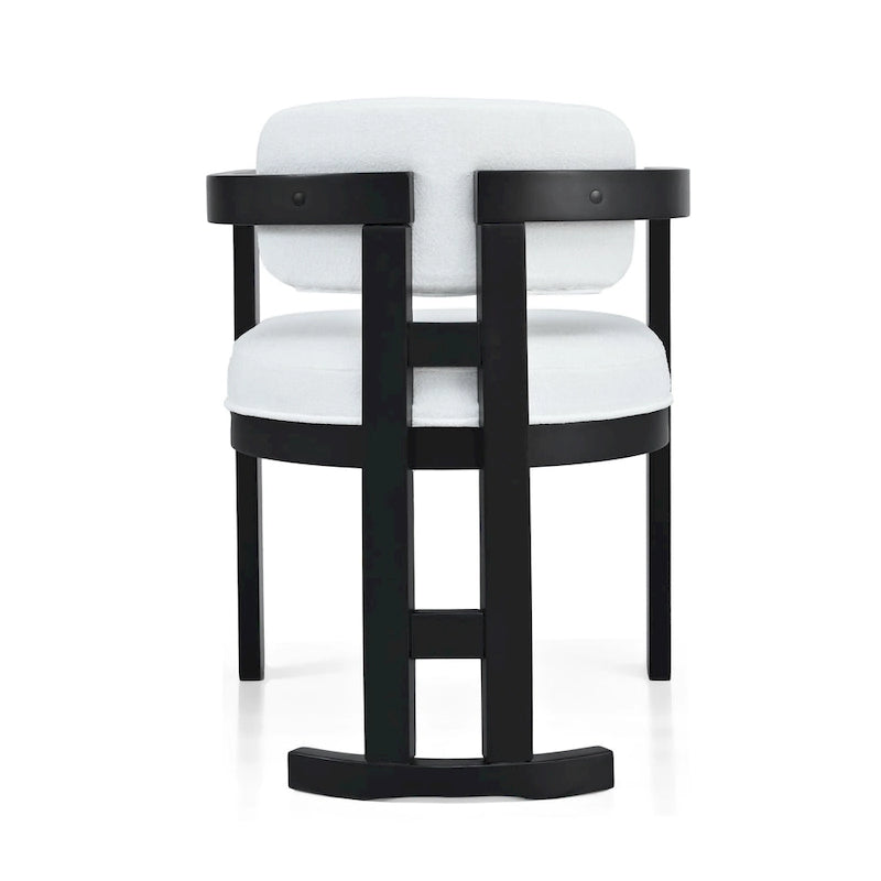 Christopher Knight Home - Chaises de salle à manger Evelyn en bois d'hévéa rembourrées (ensemble de 4)