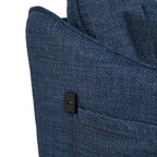 Christopher Knight Home - Canapé 2,5 places avec port de chargement USB et pieds en métal