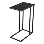 Table d'appoint abstraite en fer noir HomeRoots 24 - 43,2 cm x 60 cm x 28 cm
