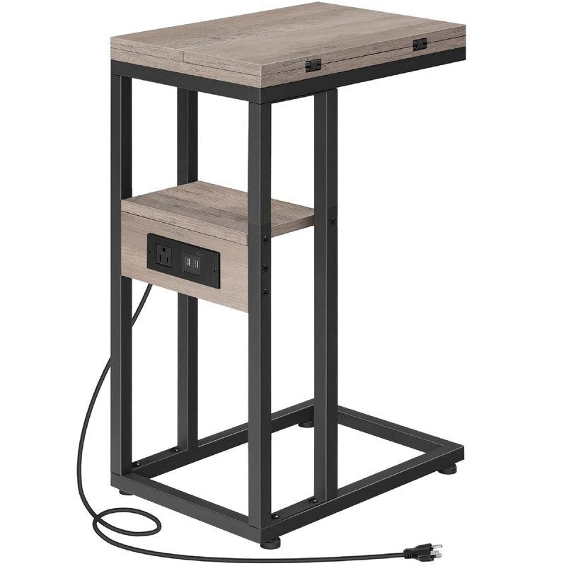 Table d'appoint pliable - 15,4 cm (P) x 10,2 cm (L) x 25,2 cm (H)