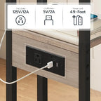 Table d'appoint pliable - 15,4 cm (P) x 10,2 cm (L) x 25,2 cm (H)