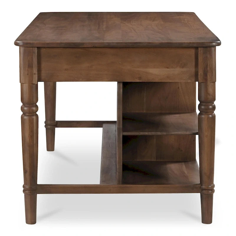 NADAAL STUDIOS Cove, Wooden Kitchen Island with Storage - 72W x40.5D x36.5H