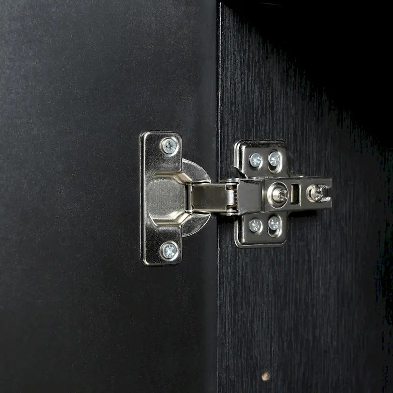 Buffet à 4 portes sans poignées pour salle à manger, salon