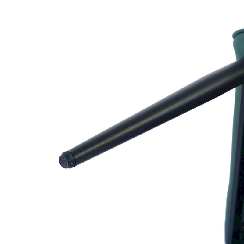 Ensemble de 2 chaises de salle à manger rembourrées en PU, chaises modernes à dossier plein avec pieds en métal noir