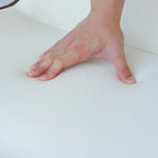 Ensemble de 2 chaises de salle à manger rembourrées en PU, chaises modernes à dossier plein avec pieds en métal noir