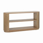 Console d'entrée moderne 58,9 cm, table d'appoint fine avec étagère ouverte pour une utilisation multifonctionnelle