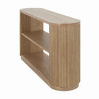 Console d'entrée moderne 58,9 cm, table d'appoint fine avec étagère ouverte pour une utilisation multifonctionnelle