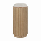 Console d'entrée moderne 58,9 cm, table d'appoint fine avec étagère ouverte pour une utilisation multifonctionnelle