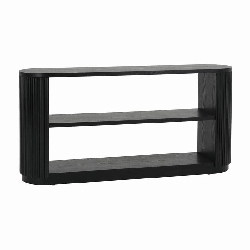 Console d'entrée moderne 58,9 cm, table d'appoint fine avec étagère ouverte pour une utilisation multifonctionnelle