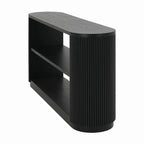 Console d'entrée moderne 58,9 cm, table d'appoint fine avec étagère ouverte pour une utilisation multifonctionnelle