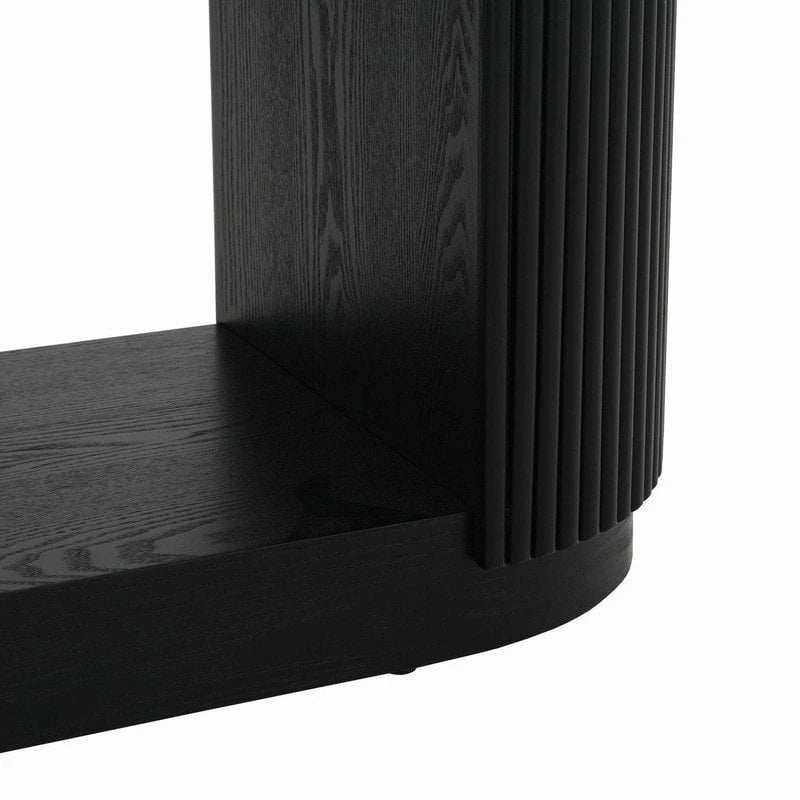 Console d'entrée moderne 58,9 cm, table d'appoint fine avec étagère ouverte pour une utilisation multifonctionnelle