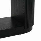 Console d'entrée moderne 58,9 cm, table d'appoint fine avec étagère ouverte pour une utilisation multifonctionnelle