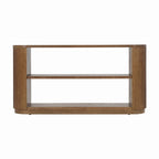 Console d'entrée moderne 58,9 cm, table d'appoint fine avec étagère ouverte pour une utilisation multifonctionnelle