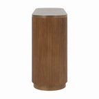 Console d'entrée moderne 58,9 cm, table d'appoint fine avec étagère ouverte pour une utilisation multifonctionnelle