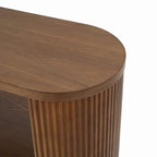 Console d'entrée moderne 58,9 cm, table d'appoint fine avec étagère ouverte pour une utilisation multifonctionnelle