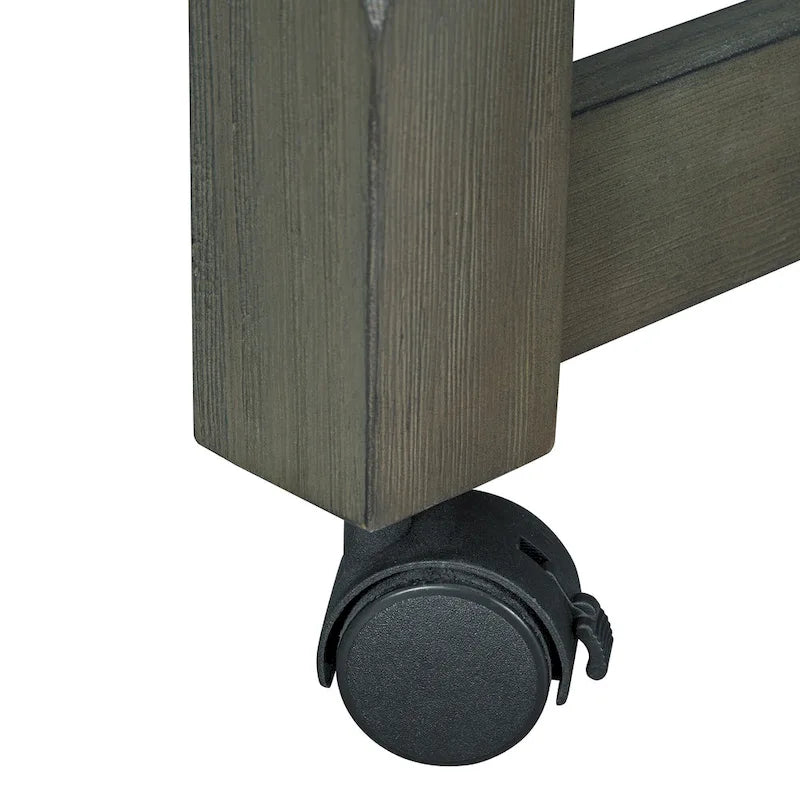 Îlot de cuisine extensible avec rangement (tabouret non inclus)