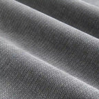 Canapé d'angle modulable en chenille avec pouf amovible