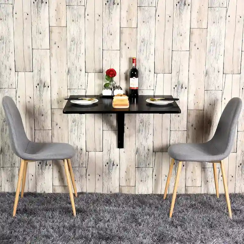 Table pliante murale à abattants Gymax - Gain de place