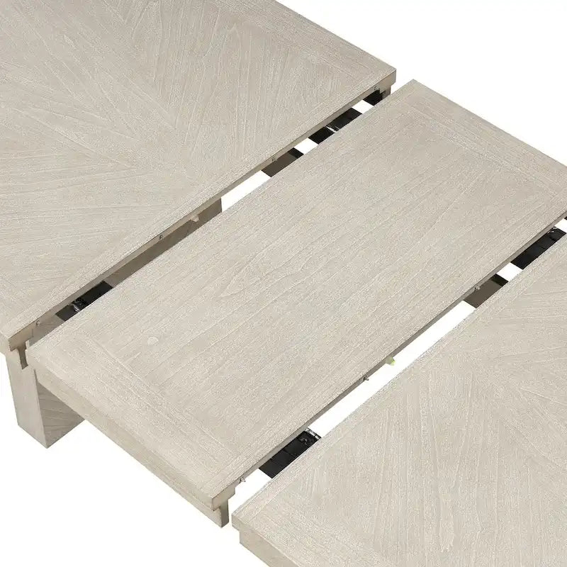 Ensemble de table à manger 6 pièces Yetaria de style ferme moderne en bois naturel de Furniture of America