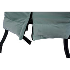 Fauteuil lounge vert capitonné de 22,35 pouces avec poche latérale