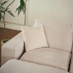 Canapé 6 places luxueux en forme de U blanc 118.1