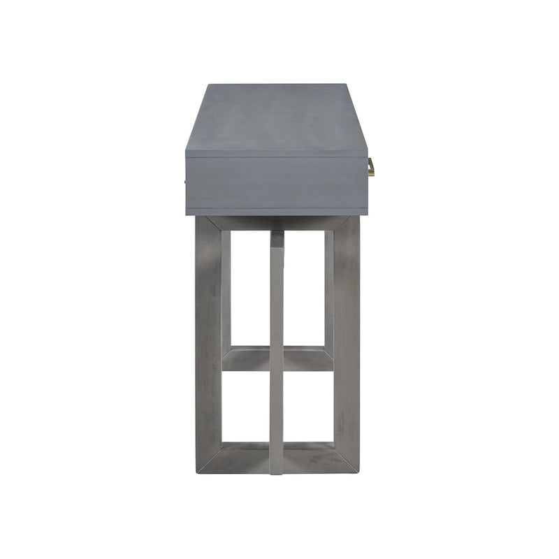 Console moderne de 57 pouces avec trois tiroirs et un design de pieds unique pour entrée, couloir, salon