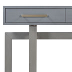 Console moderne de 57 pouces avec trois tiroirs et un design de pieds unique pour entrée, couloir, salon